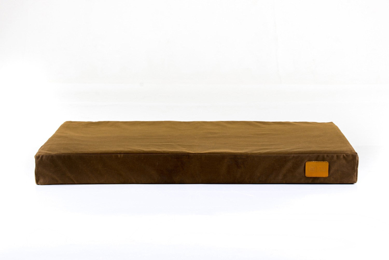 Wild Rover natural dog bed from Hixx in English waxed cotton.