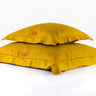 British Melton Wool duck down filled gold cushion
